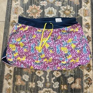 Nike Dri Fit Womens medium Tennis Skirt Pink Multi Bubble Pattern Athletic Skort